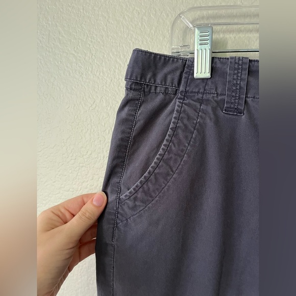 Talbots Stretch Cotton Capris in Blue With Folded Cuffs Women’s Size 14 - Picture 10 of 14